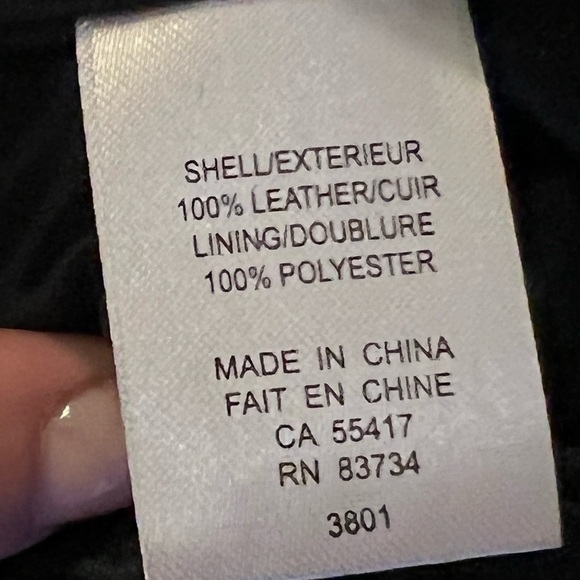 Linea Domani Leather Skirt 8 - Picture 9 of 9